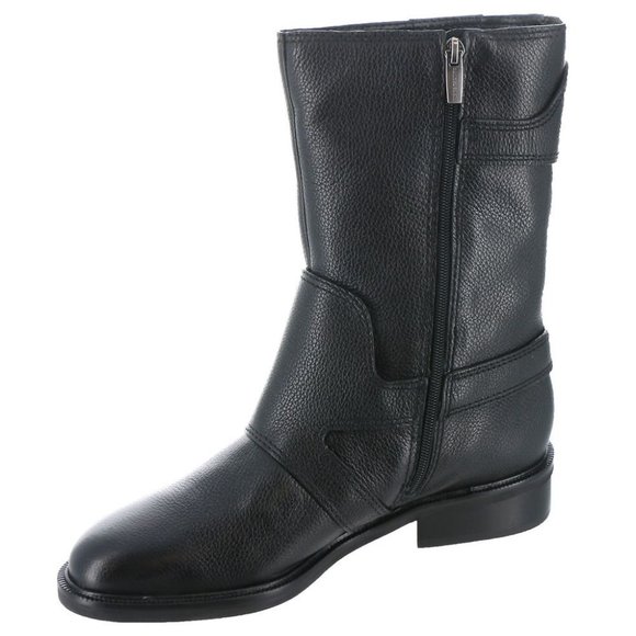 🆕 VINCE CAMUTO Alicenta Moto Bootie Boots 5.5 Black - Picture 3 of 13